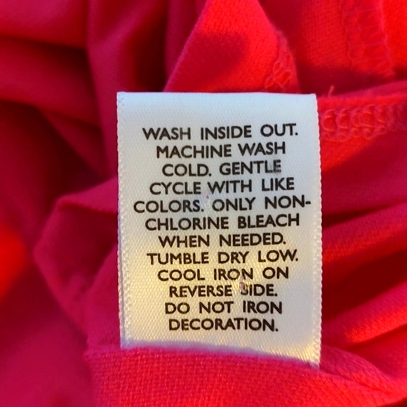 Embroidered PINK Spaghetti Strap MINI DRESS SZ LARGE - Picture 8 of 10